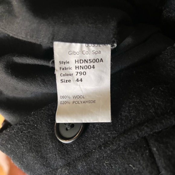 Gorgeous vintage Hussein Chalayan black wool coat. Size 44/M. Lined. - Picture 7 of 11